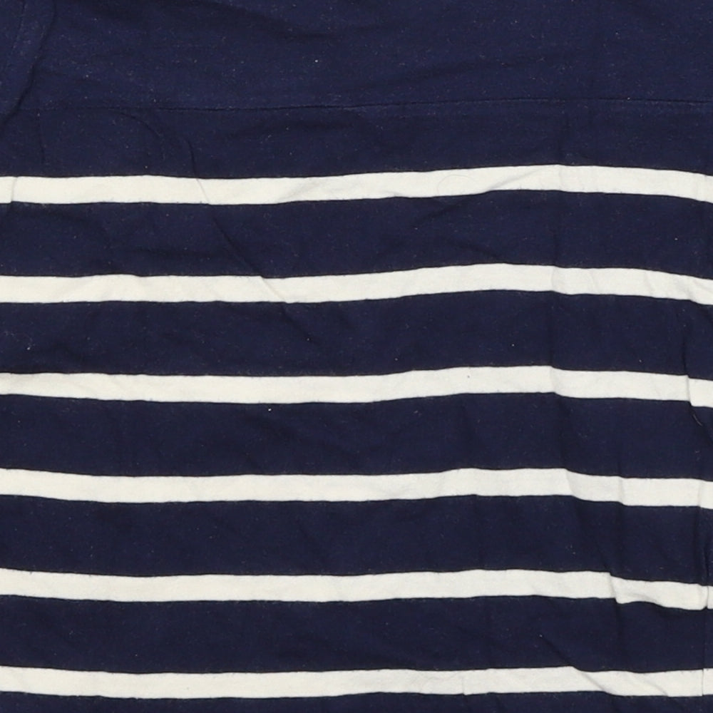 Avenue Kids Boys Blue Striped  Basic T-Shirt Size 5-6 Years