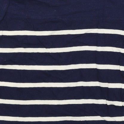 Avenue Kids Boys Blue Striped  Basic T-Shirt Size 5-6 Years