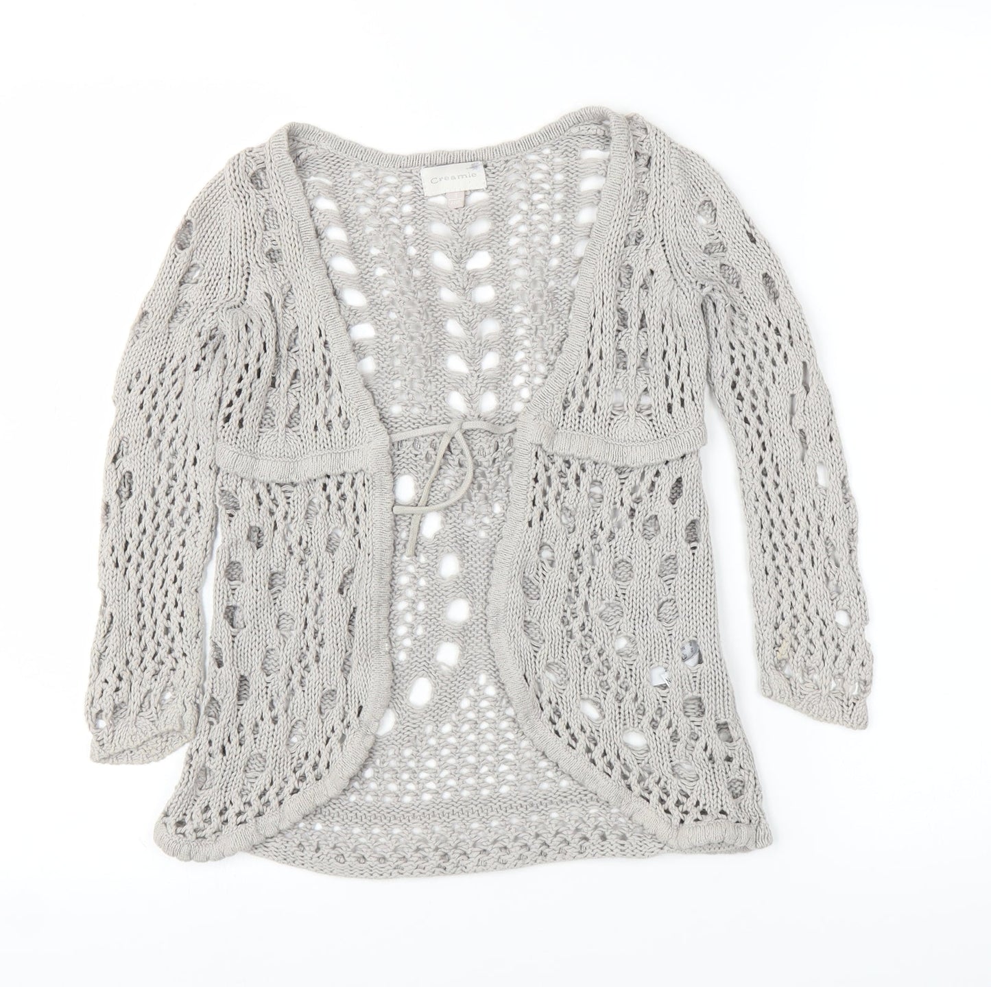 Creamie Girls Grey   Cardigan Jumper Size 5 Years