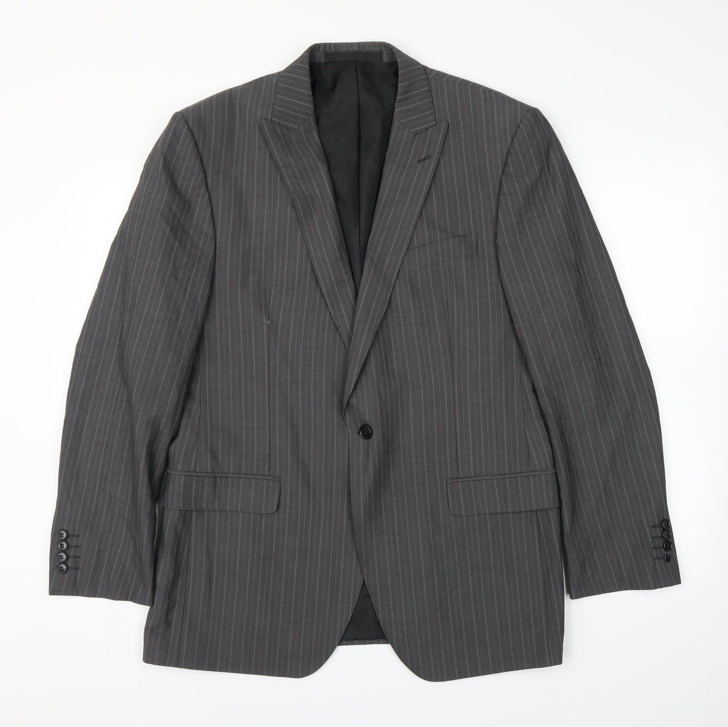 Mens UK Size 42 M&S Regular Grey Suit Jacket
