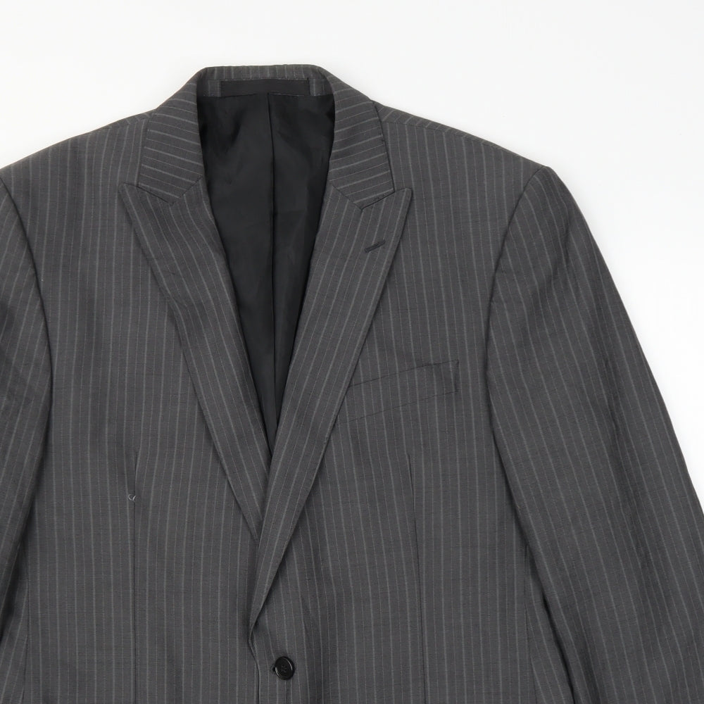 Mens UK Size 42 M&S Regular Grey Suit Jacket