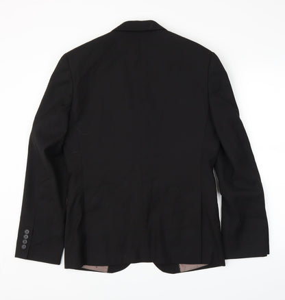 Primark Womens Black   Jacket Suit Jacket Size 38