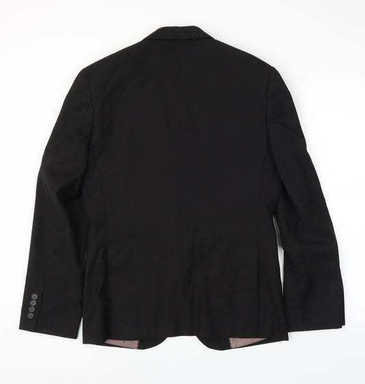 Primark Womens Black   Jacket Suit Jacket Size 38