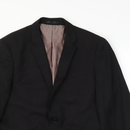 Primark Womens Black   Jacket Suit Jacket Size 38