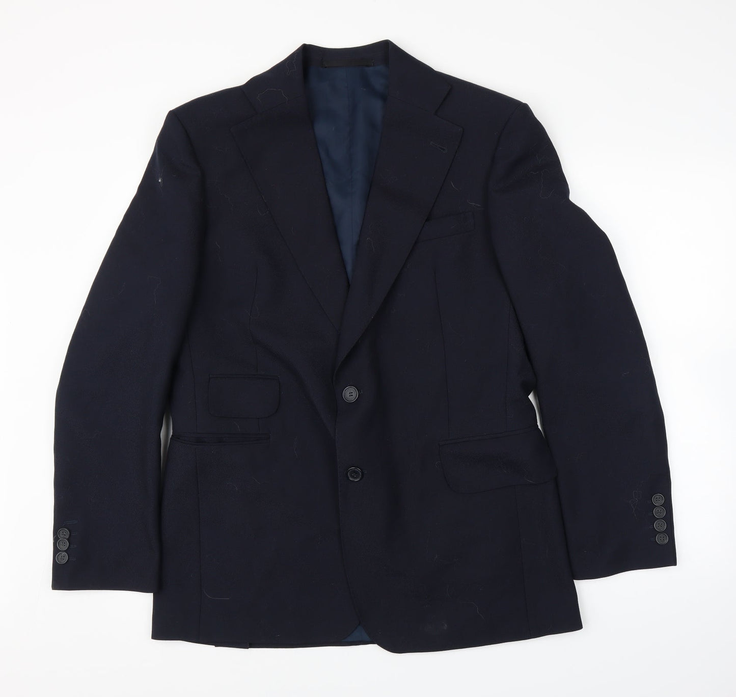 Lui Mens Blue   Jacket Suit Jacket Size 40