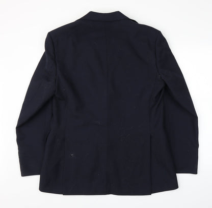 Lui Mens Blue   Jacket Suit Jacket Size 40