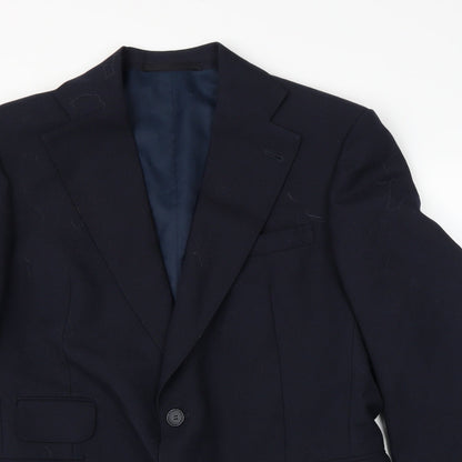 Lui Mens Blue   Jacket Suit Jacket Size 40