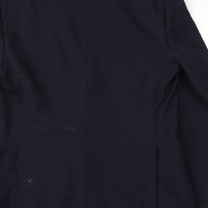 Lui Mens Blue   Jacket Suit Jacket Size 40