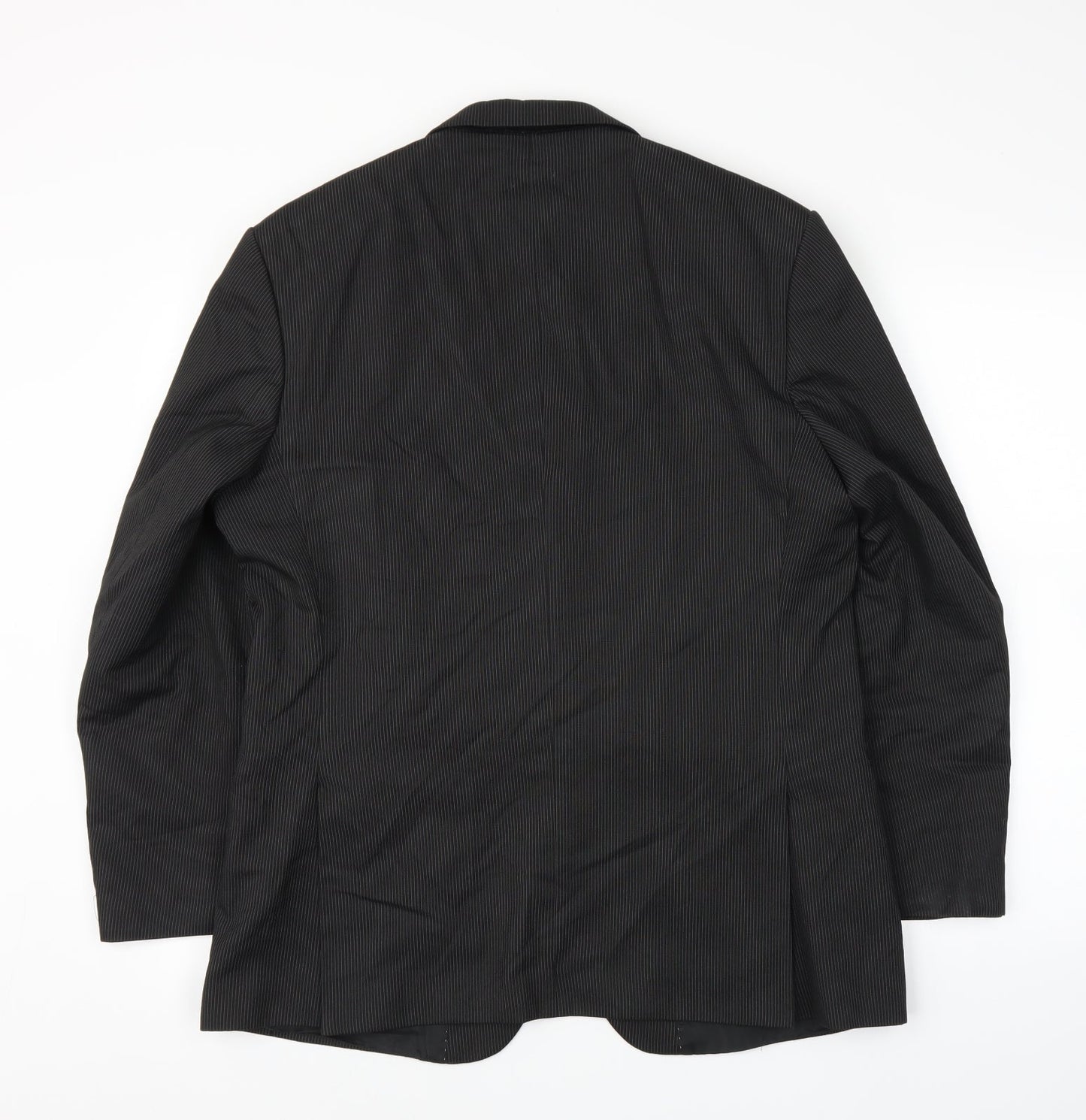 Mens UK Size 42 Preworn Regular Black Suit Jacket