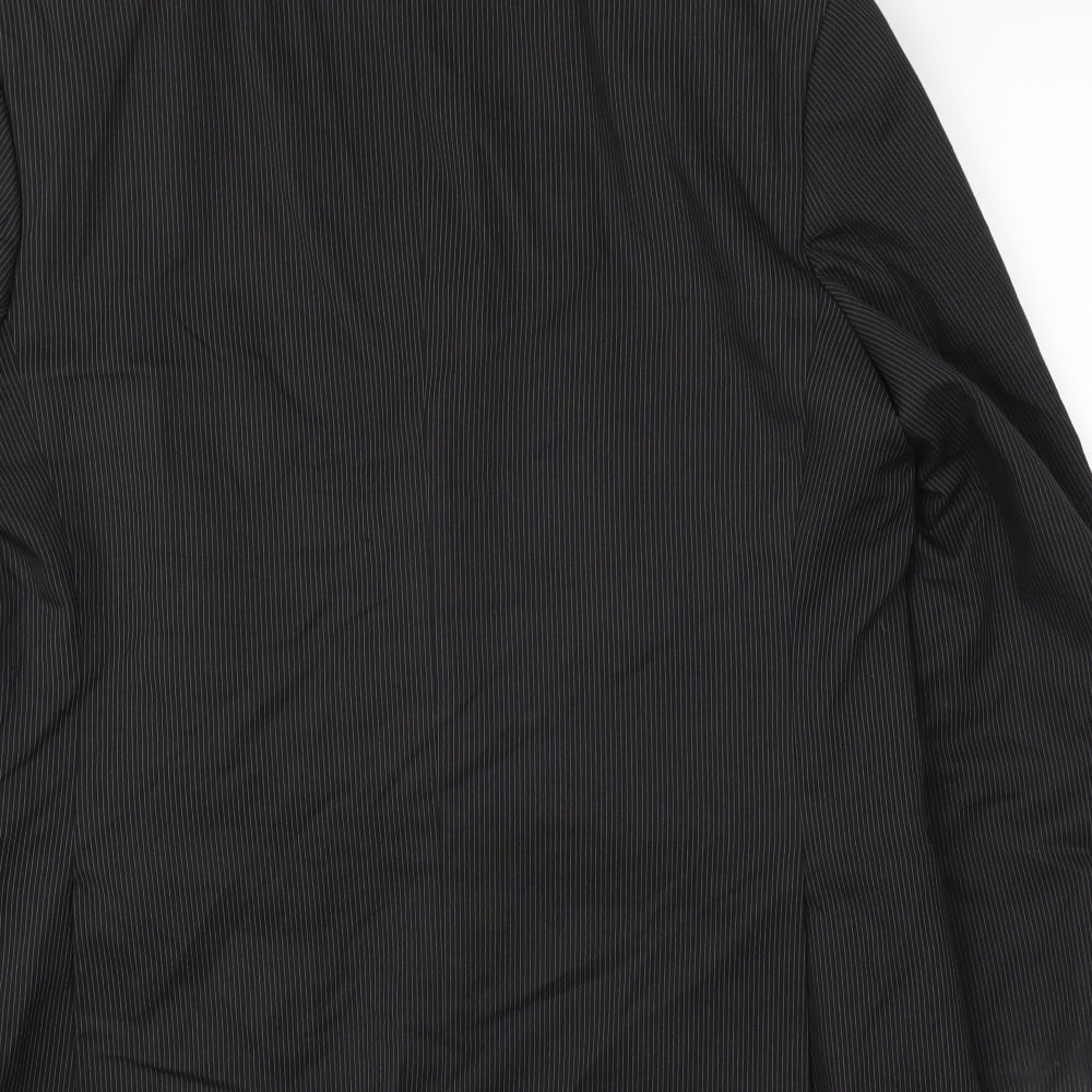 Mens UK Size 42 Preworn Regular Black Suit Jacket