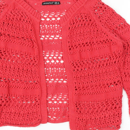 Primark Womens Red   Cardigan Jumper Size 10