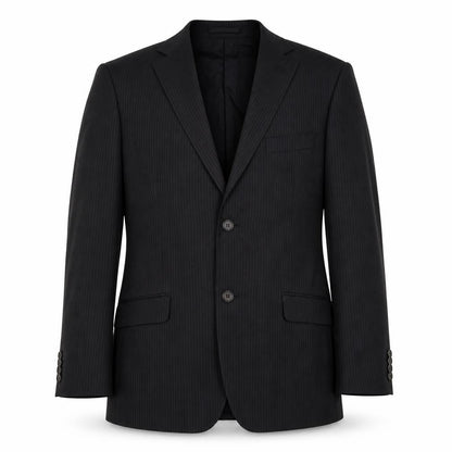 Philosophy Blues Original Mens Black Striped  Jacket Suit Jacket Size 42