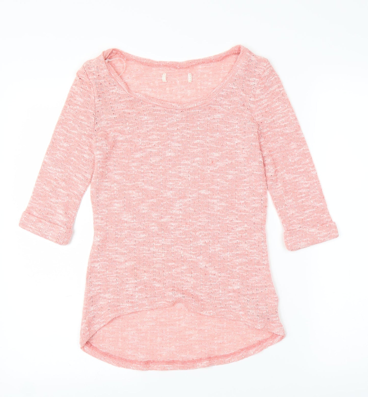 Womens UK Size 10 New Look Pink Tunic Blouse