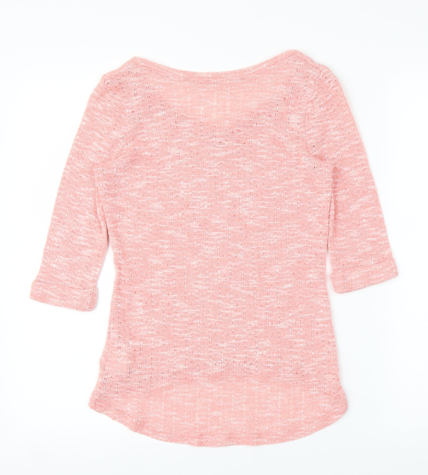 Womens UK Size 10 New Look Pink Tunic Blouse
