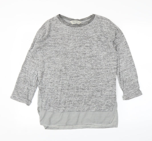 Primark Womens Grey   Basic Blouse Size 8