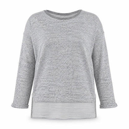 Womens UK Size 8 Primark Grey Basic Blouse