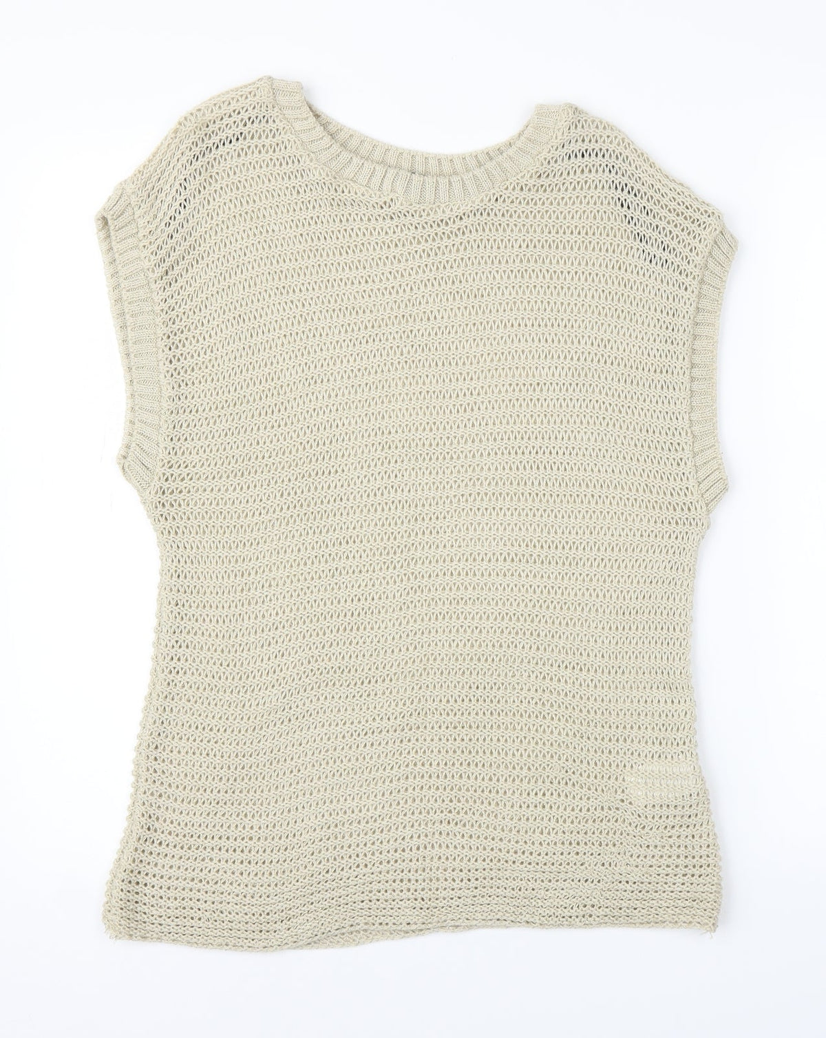 Warehouse Womens Beige   Vest Jumper Size 6