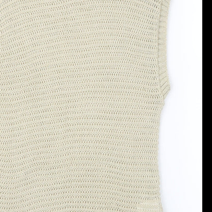 Warehouse Womens Beige   Vest Jumper Size 6