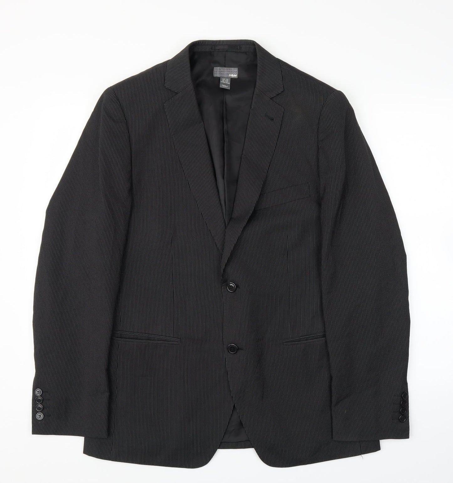 Mens UK Size 42 H&M Regular Grey Suit Jacket
