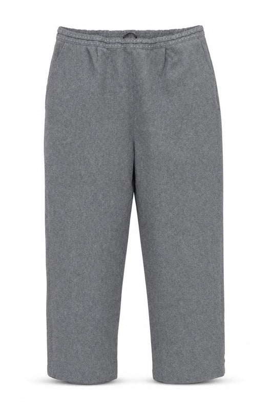 Womens UK Size 16 Bonmarché Regular Fit Capri Grey Trousers