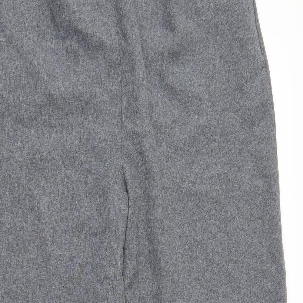 Womens UK Size 16 Bonmarché Regular Fit Capri Grey Trousers