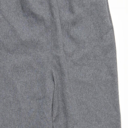 Womens UK Size 16 Bonmarché Regular Fit Capri Grey Trousers