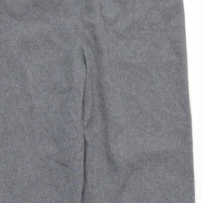 Womens UK Size 16 Bonmarché Regular Fit Capri Grey Trousers