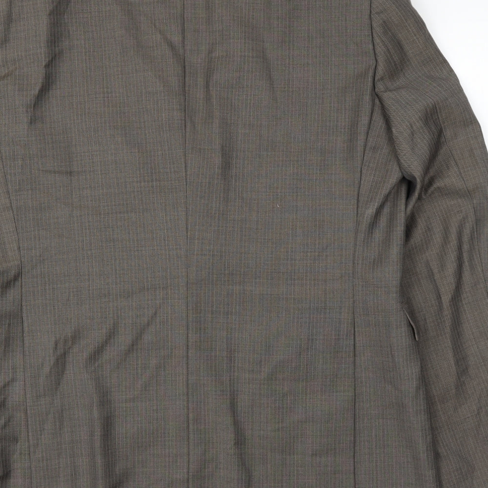 Mens UK Size 42 Topman Regular Brown Suit Jacket