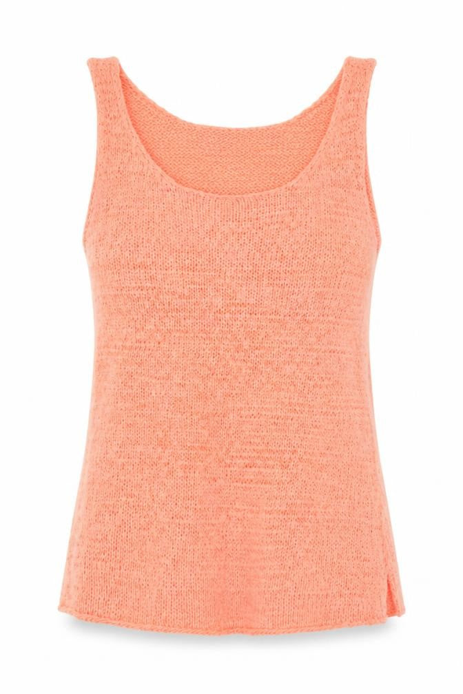 Womens UK Size 8 H&M Orange Basic Tank