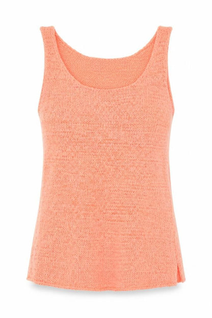 Womens UK Size 8 H&M Orange Basic Tank