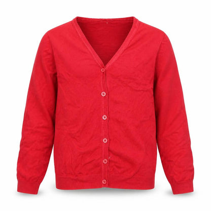 George Girls Red   Cardigan Jumper Size 9-10 Years
