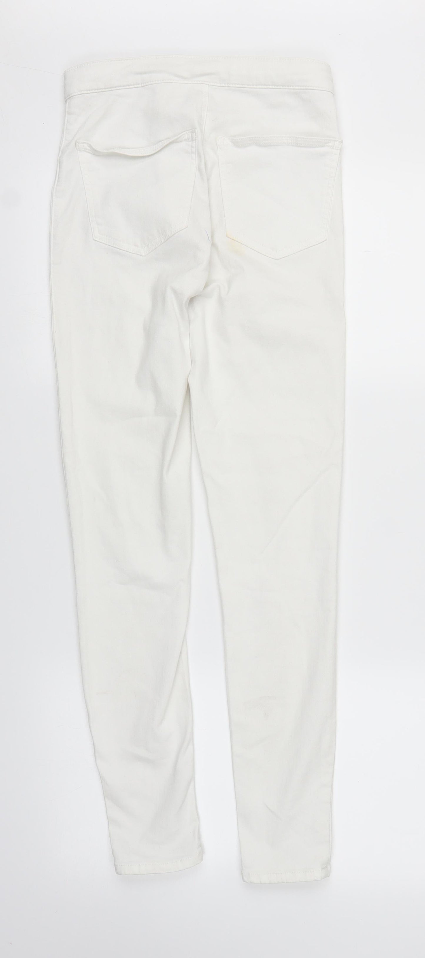 Topshop Womens White  Denim Jegging Jeans Size 28 in L27 in