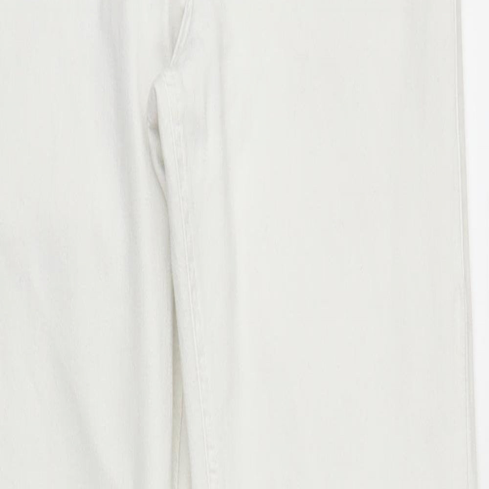 Topshop Womens White  Denim Jegging Jeans Size 28 in L27 in
