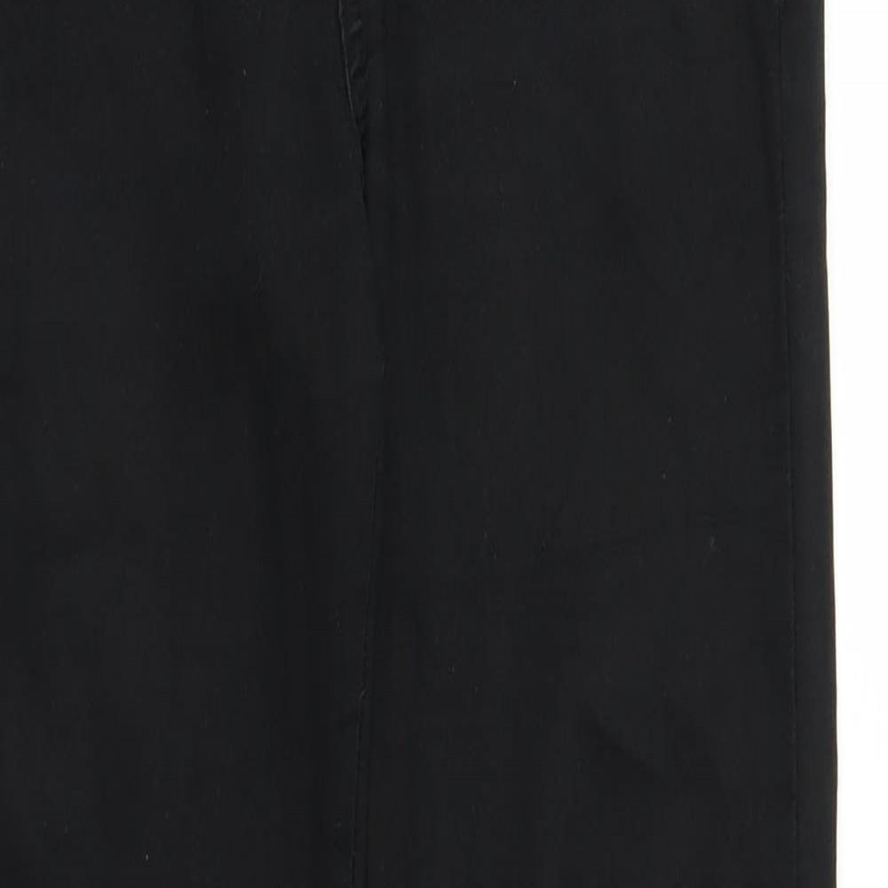 Womens UK Size S Preworn Regular Fit Skinny Black Jeans