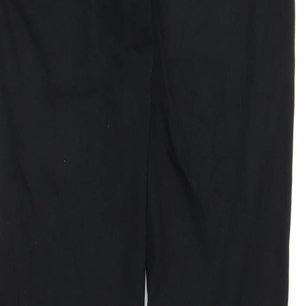 Womens UK Size S Preworn Regular Fit Skinny Black Jeans