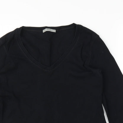 Womens UK Size 12 M&S Black Basic Blouse
