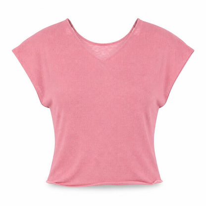 Womens UK Size M H&M Pink Wrap Blouse