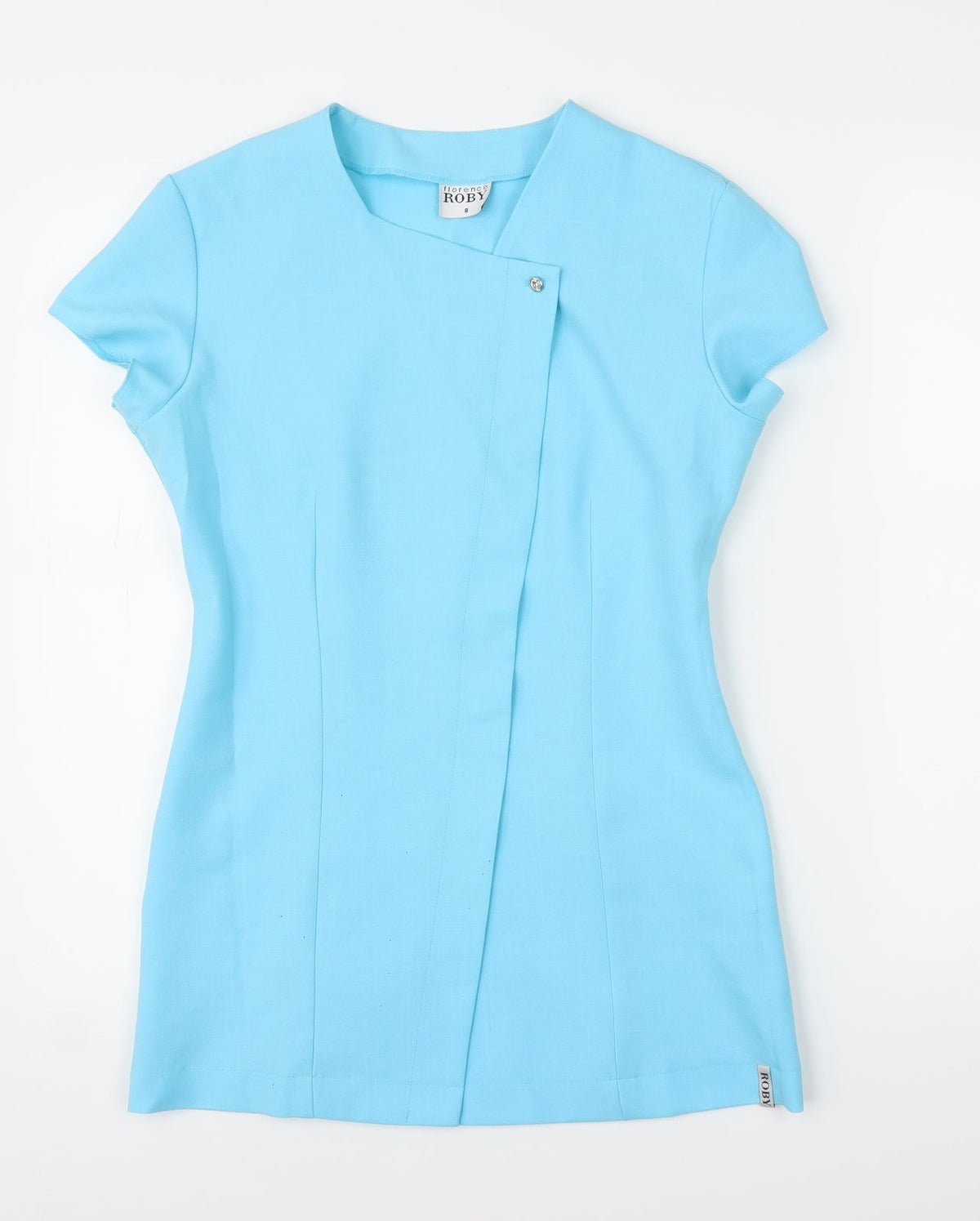 Florence Roby Womens Blue   Tunic Blouse Size 8