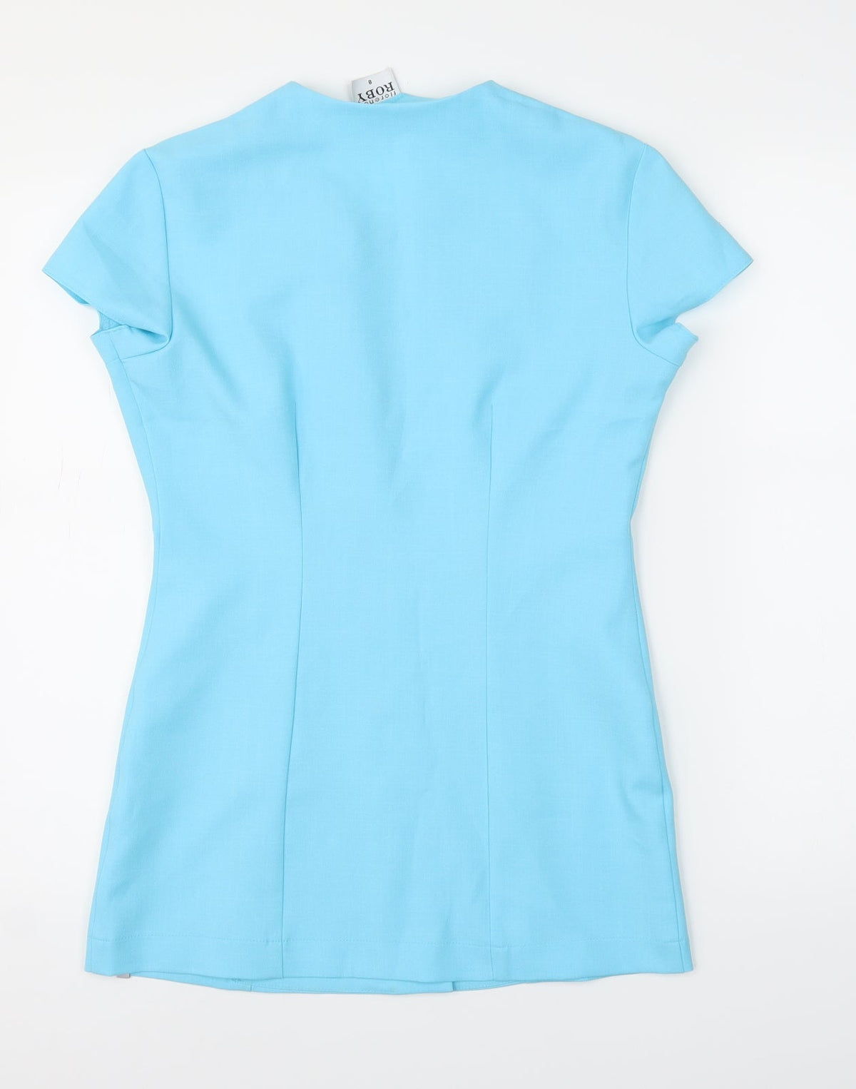 Florence Roby Womens Blue   Tunic Blouse Size 8