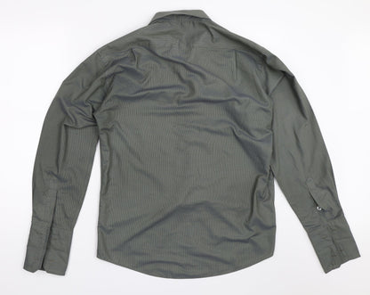 Gabill Mens Green    Button-Up Size 16