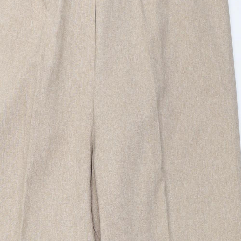 Womens UK Size 16 Bonmarché Regular Fit  Beige Trousers