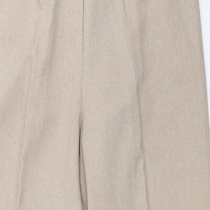 Womens UK Size 16 Bonmarché Regular Fit  Beige Trousers