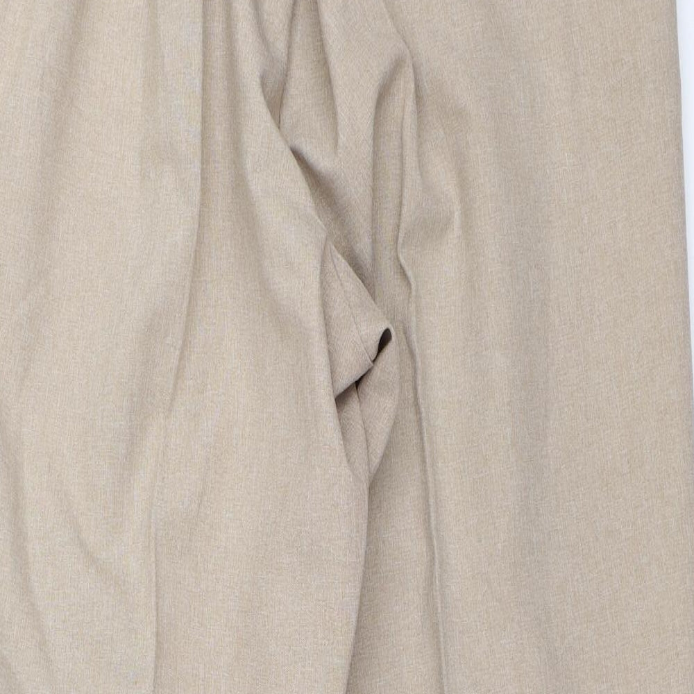 Womens UK Size 16 Bonmarché Regular Fit  Beige Trousers