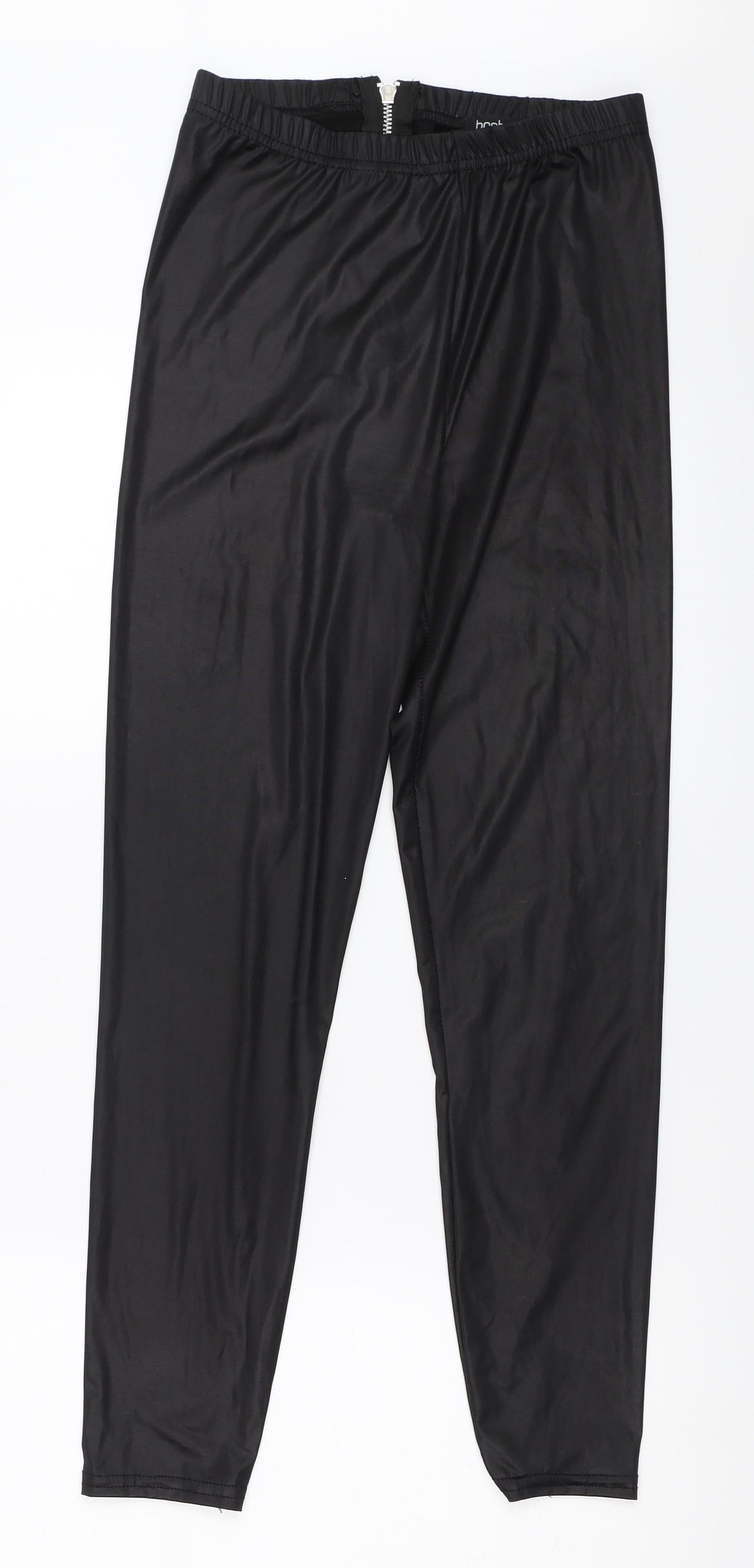Womens UK Size 6 Boohoo  Carrot Black Leggings