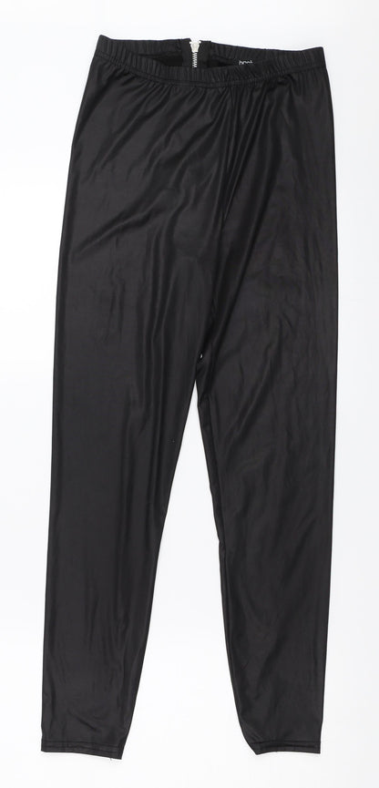Womens UK Size 6 Boohoo  Carrot Black Leggings