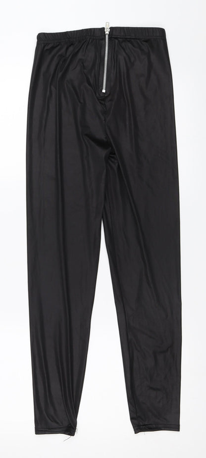 Womens UK Size 6 Boohoo  Carrot Black Leggings
