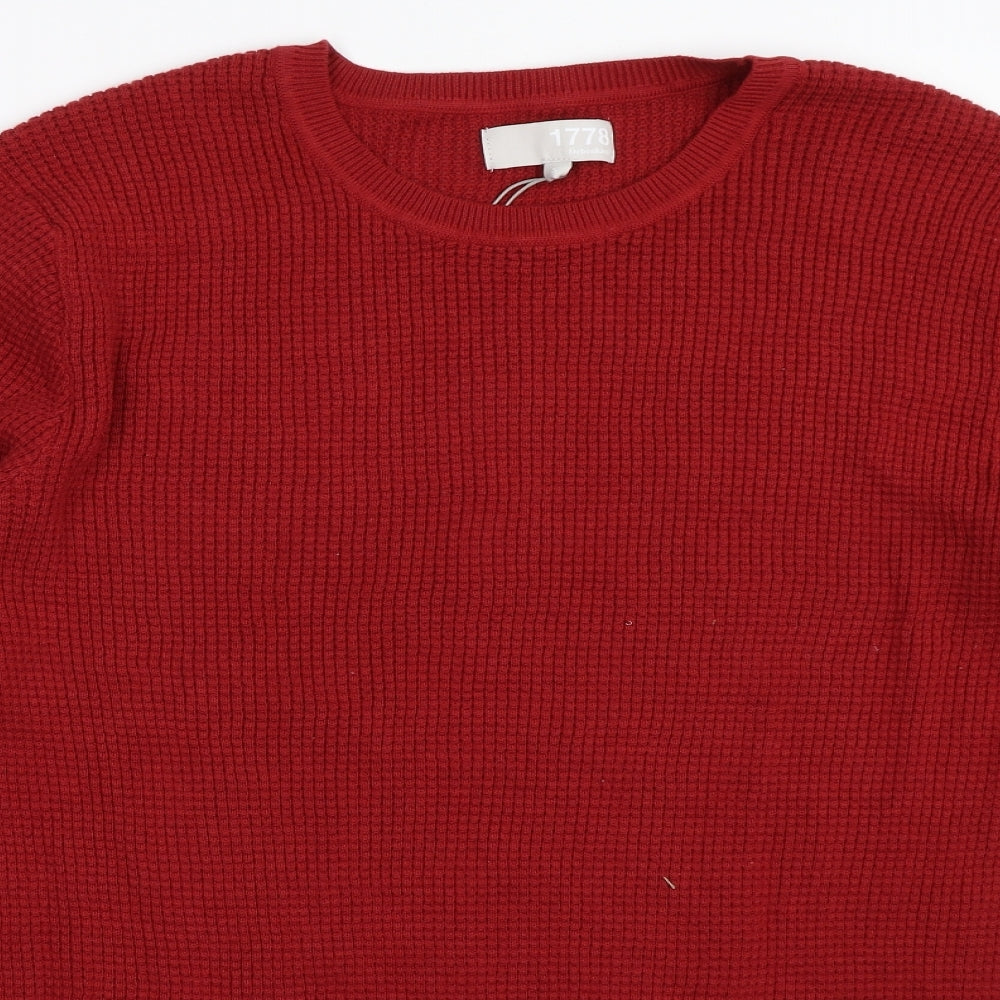 Debenhams Mens Red   Pullover Jumper Size S