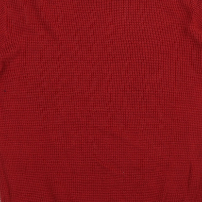 Debenhams Mens Red   Pullover Jumper Size S