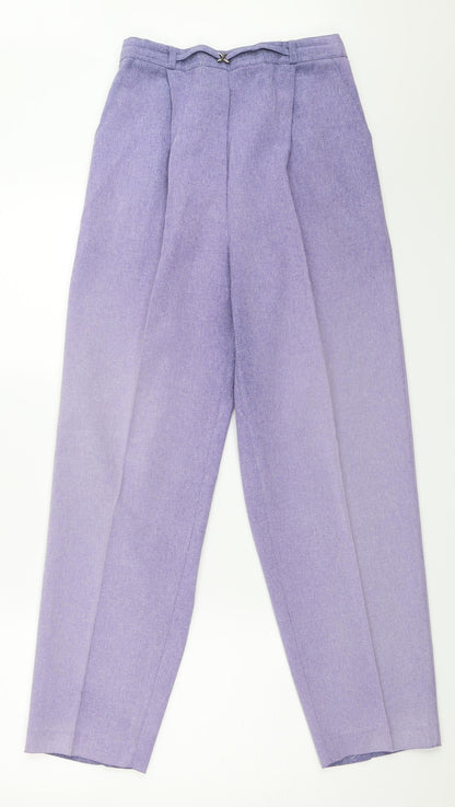 Womens UK Size 12 Bonmarché Regular Fit  Purple Trousers