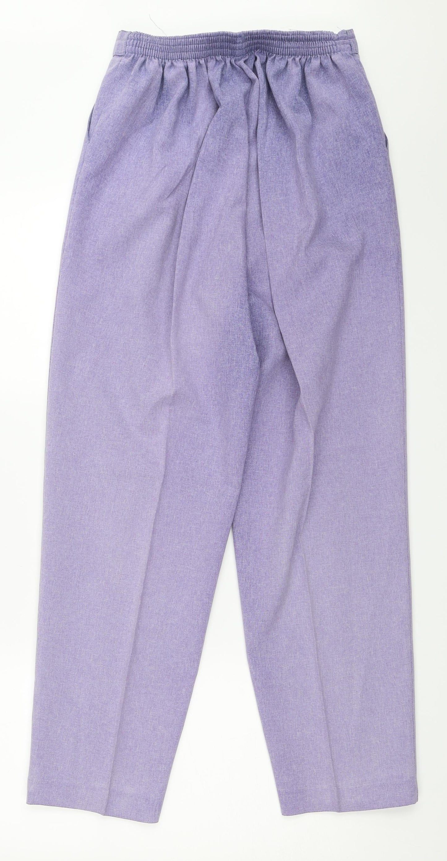 Womens UK Size 12 Bonmarché Regular Fit  Purple Trousers